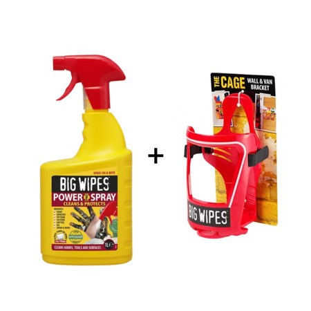 Pulvérisateur Power Spray + Support BIG WIPES
