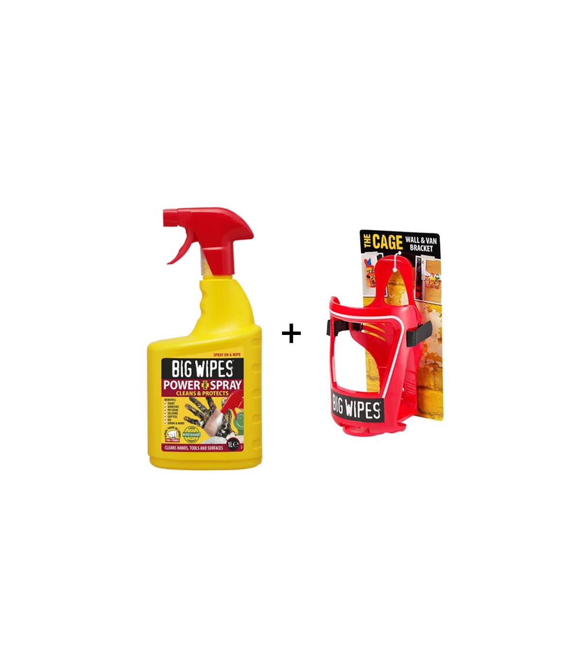 Pulvérisateur Power Spray + Support BIG WIPES