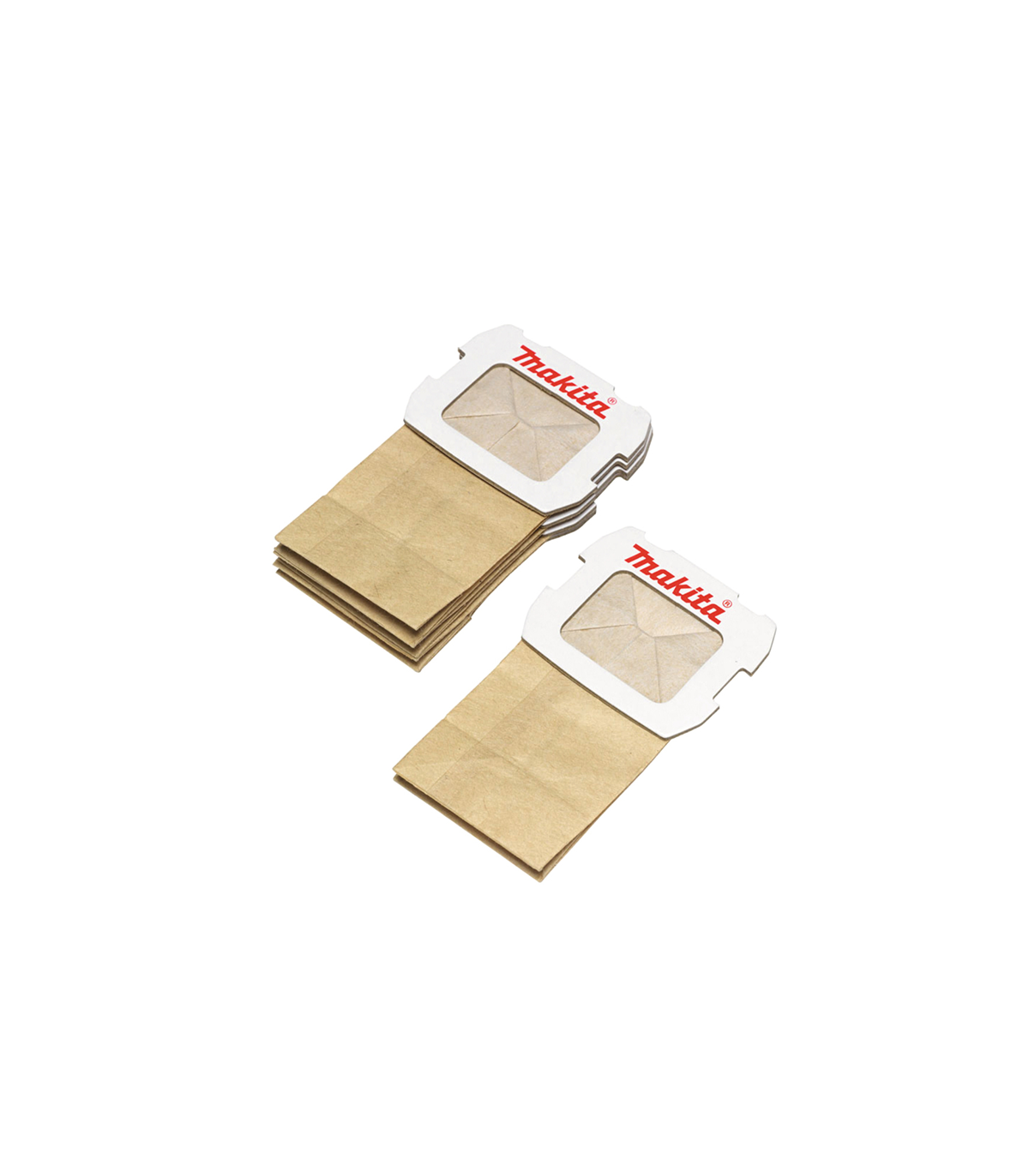 Lot de 5 sacs en papier pour boîte à poussière de ponceuse MAKITA