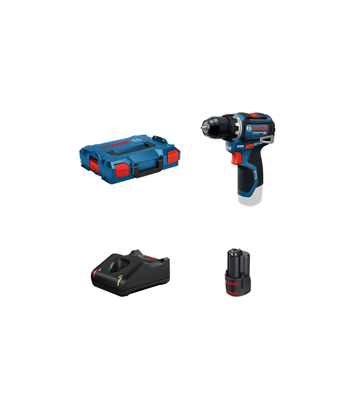Perceuse visseuse GSR 12V-32 + 1 batterie 12V 3 Ah + 1 chargeur GAL 12V-40 BOSCH