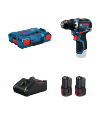 Perceuse visseuse GSR 12V-32 + 2 batteries 12V 3 Ah + 1 chargeur GAL 12V-40 BOSCH