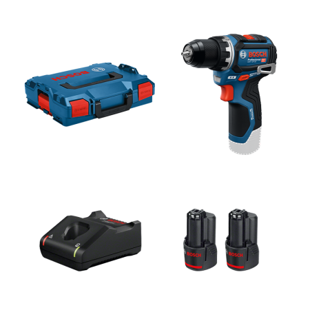Perceuse visseuse GSR 12V-32 + 2 batteries 12V 3 Ah + 1 chargeur GAL 12V-40 BOSCH