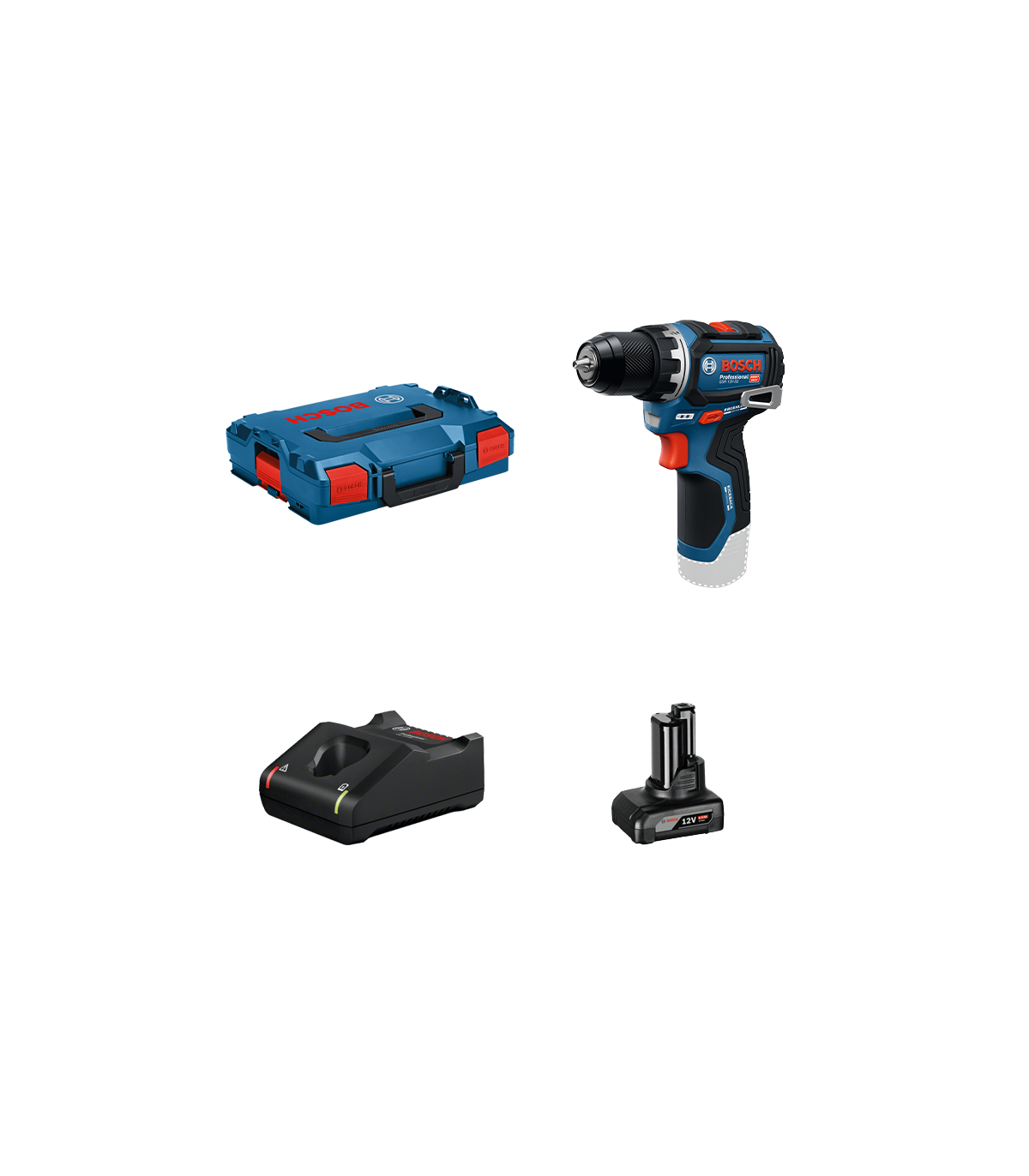 Perceuse visseuse GSR 12V-32 + 1 batterie 12V 6 Ah + 1 chargeur GAL 12V-40 BOSCH