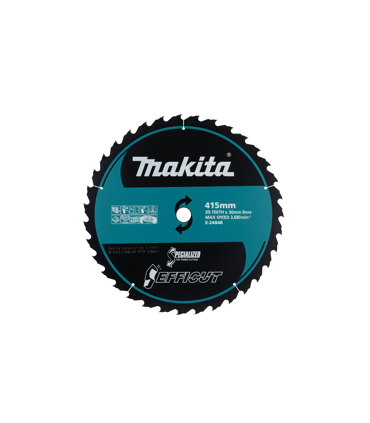 Lame de scie circulaire EFFICUT Bois Ø415 mm 35 dents MAKITA