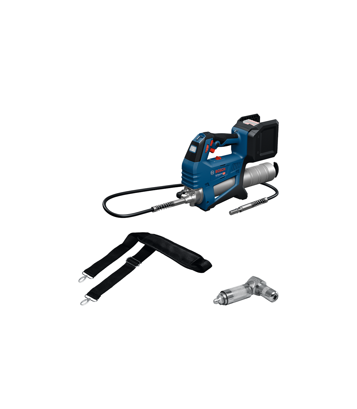 Pompe à graisse 18V GFP 18V-10 + 1 batterie GBA 18V 4 Ah + 1 Chargeur GAL 18V-40 BOSCH