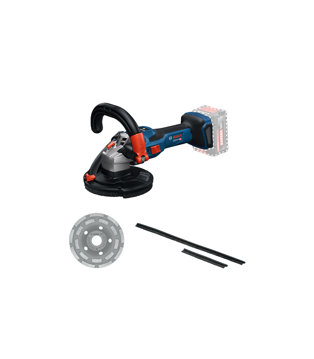 Ponceuse à béton Ø125 mm GWS 18V-15 S BOSCH