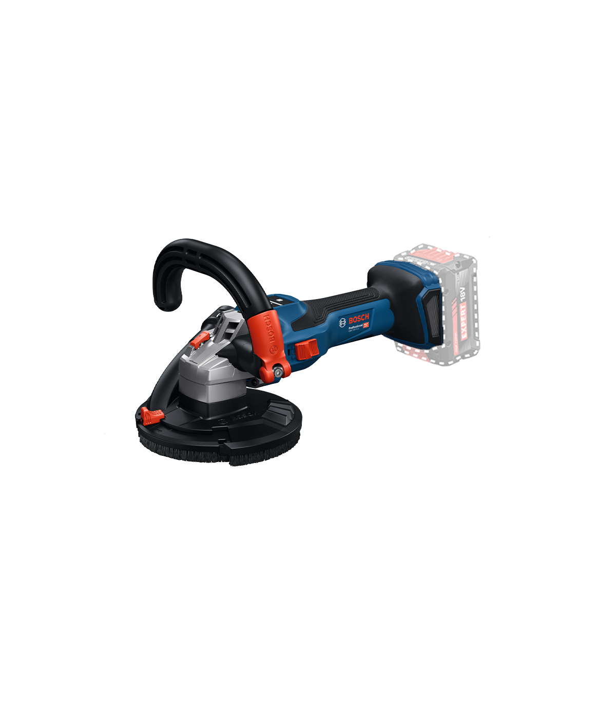 Ponceuse à béton Ø125 mm GWS 18V-15 S + 1 batterie GBA 18V 4 Ah + 1 Chargeur GAL 18V-40 BOSCH