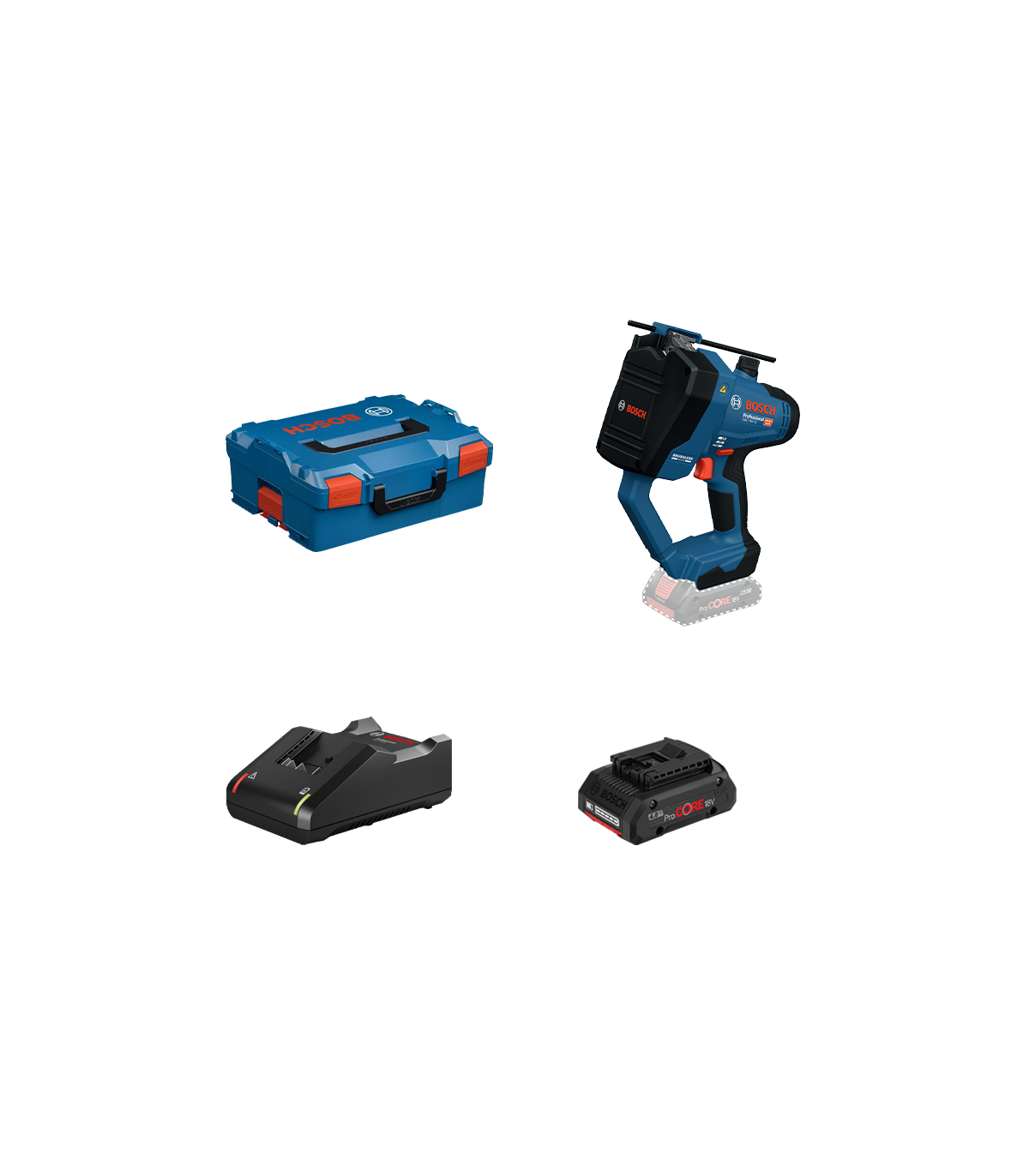 Coupe tige GGC 18V-12 + 1 batterie ProCore 18V 4 Ah + 1 Chargeur GAL 18V-40 BOSCH