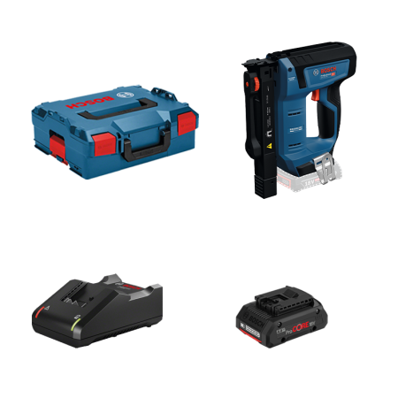 Agrafeuse GTH 18V-14 + 1 batterie ProCore 18V 4 Ah + 1 Chargeur GAL 18V-40 BOSCH