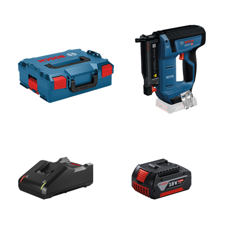 Cloueur de finition GNH 18V-35 + 1 batterie GBA 18V 4 Ah + 1 Chargeur GAL 18V-40 BOSCH