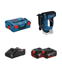 Cloueur de finition GNH 18V-35 + 2 batteries GBA 18V 4 Ah + 1 Chargeur GAL 18V-40 BOSCH