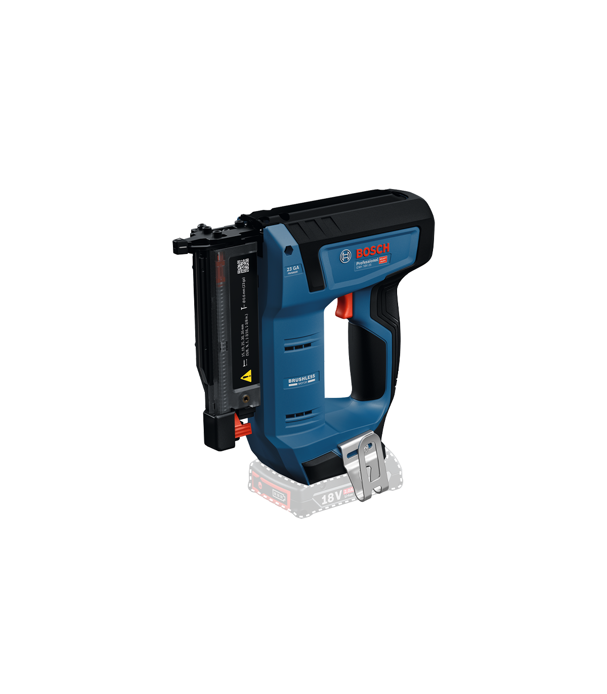 Cloueur de finition GNH 18V-35 + 2 batteries ProCore 18V 4 Ah + 1 Chargeur GAL 18V-40 BOSCH