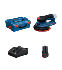 Ponceuse excentrique Ø150 mm GEX 12V-150-3 + 1 batterie 12V 3 Ah + 1 chargeur GAL 12V-40 BOSCH