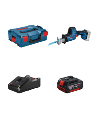 Scie sabre GSA 18V-24 + 1 batterie GBA 18V 4 Ah + 1 chargeur GAL 18V-40 BOSCH