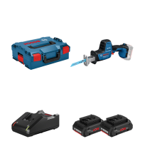 Scie sabre GSA 18V-24 + 2 batteries ProCore 18V 4 Ah + 1 chargeur GAL 18V-40 BOSCH