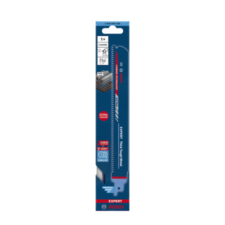 Lame de scie sabre EXPERT S 1155 CHC Métal BOSCH