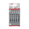 Lot de 5 lames de scie sauteuse 100 mm T 144 D Bois BOSCH