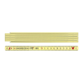 Mètre pliant en plastique jaune 2m Longlife BMI
