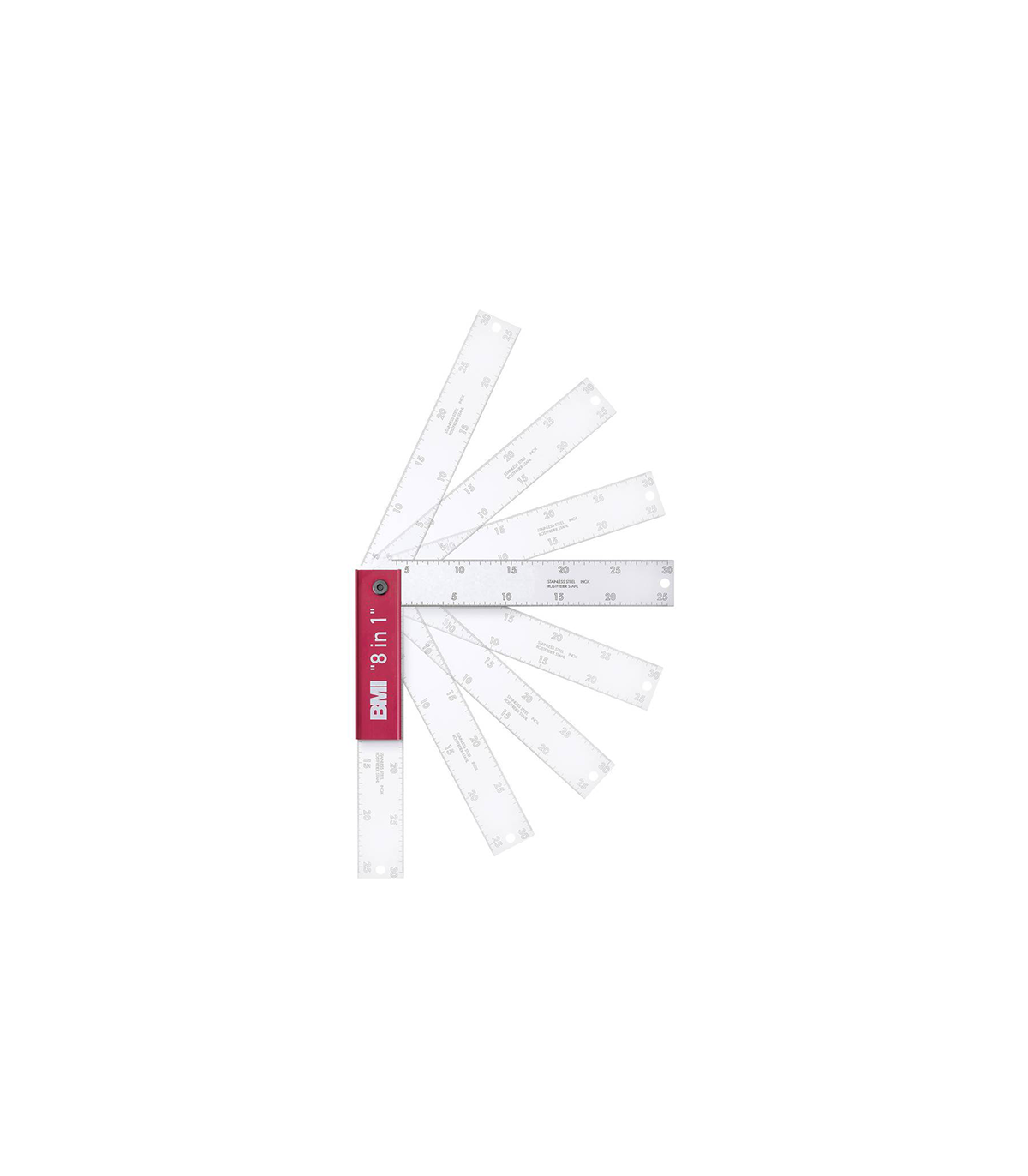 Fausse équerre octogonale 8 en 1 pliable 300 x 120 mm BMI