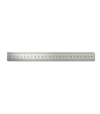 Réglet rigide en acier inoxydable 30 x 1 x 500mm BMI