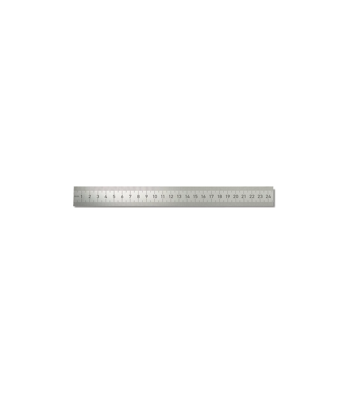Réglet rigide en acier inoxydable 30 x 1 x 500mm BMI