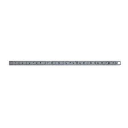 Réglet flexible en acier inoxydable 13 x 0,5 x 300mm BMI