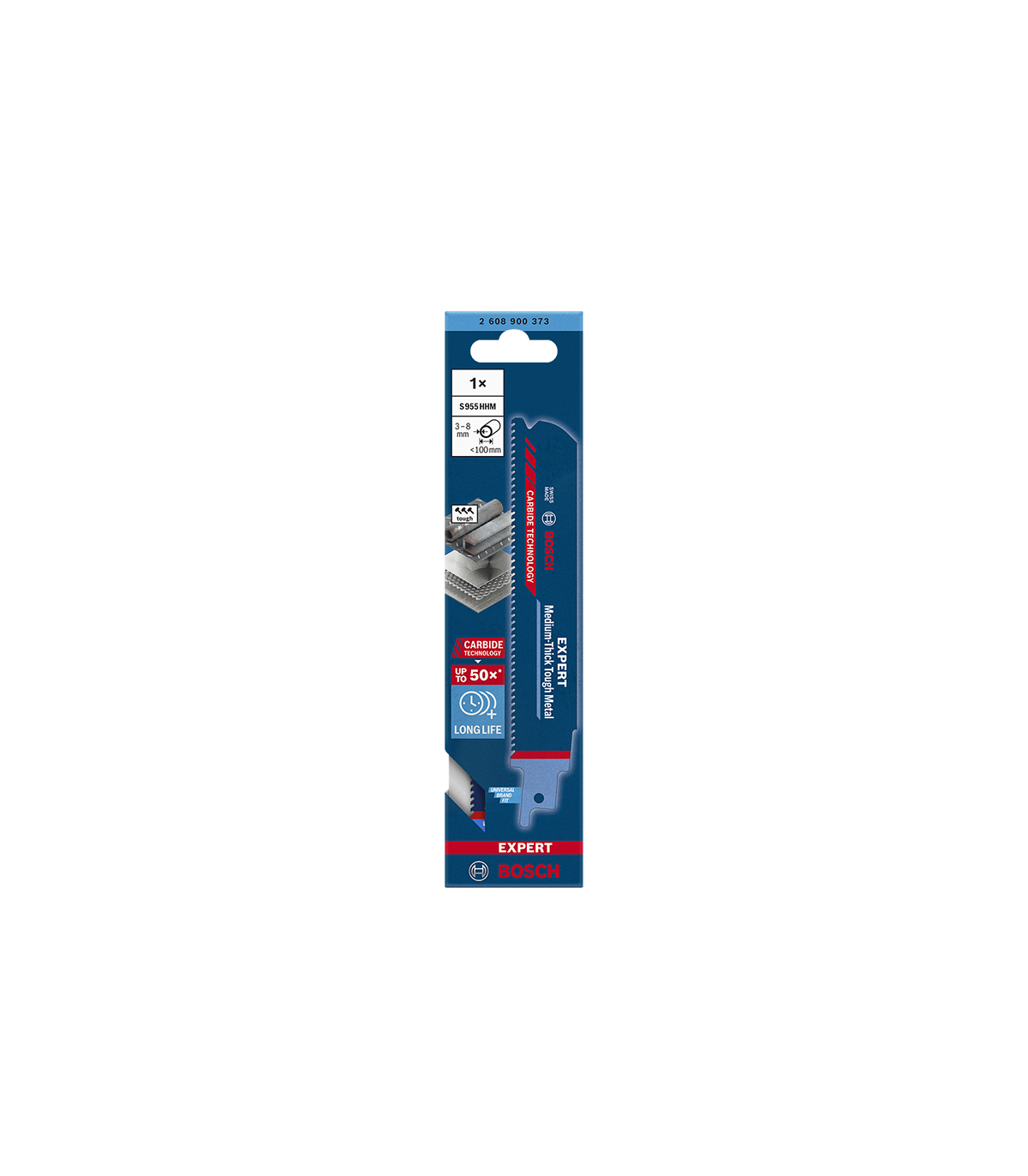 Lame de scie sabre EXPERT carbure Précis Métal 150mm S 955 HHM BOSCH