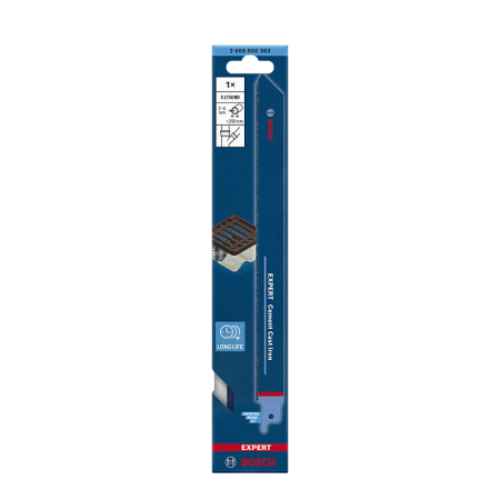 Lame de scie sabre 250mm EXPERT Cement Cast Iron S 1750 RD BOSCH