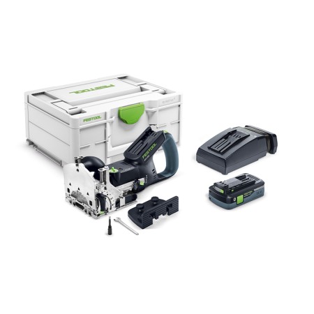 Fraiseuse DOMINO DFC 500 E-Basic + 1 batterie 18V 4 Ah + 1 chargeur TCL 6 FESTOOL