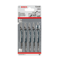 Lot de 5 lames de scie sauteuse 100 mm T 244 D Bois BOSCH