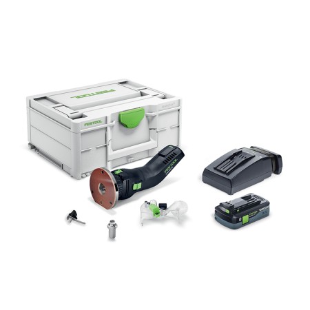 Affleureuse OFKC 500 R3 EB-Basic + 1 batterie 18V 4 Ah + 1 Chargeur TCL 6 FESTOOL