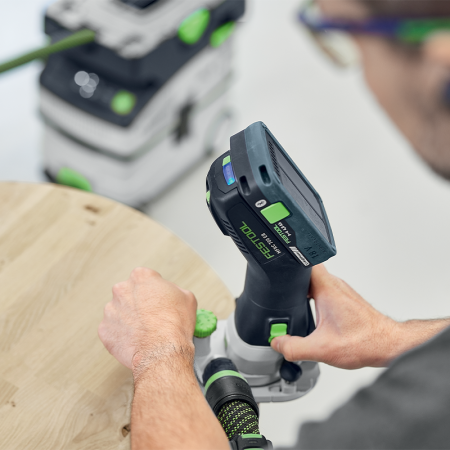 Affleureuse MFKC 700 EB-Basic + 1 batterie 18V 4 Ah + 1 chargeur TCL 6 FESTOOL