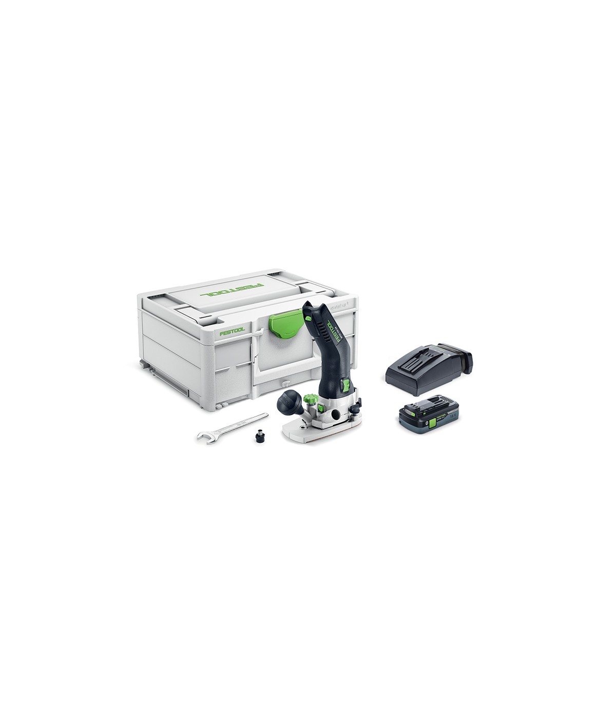 Affleureuse MFKC 700 EB-Basic + 1 batterie 18V 4 Ah + 1 chargeur TCL 6 FESTOOL