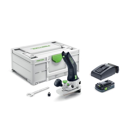 Affleureuse MFKC 700 KA EB-Basic + 1 batterie 18V 4 Ah + 1 chargeur TCL 6 FESTOOL