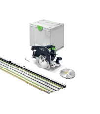 Scie circulaire à capot basculant Ø160 mm 18V HKC 55 KEB-Basic + 1 rail de guidage FSK 420 FESTOOL