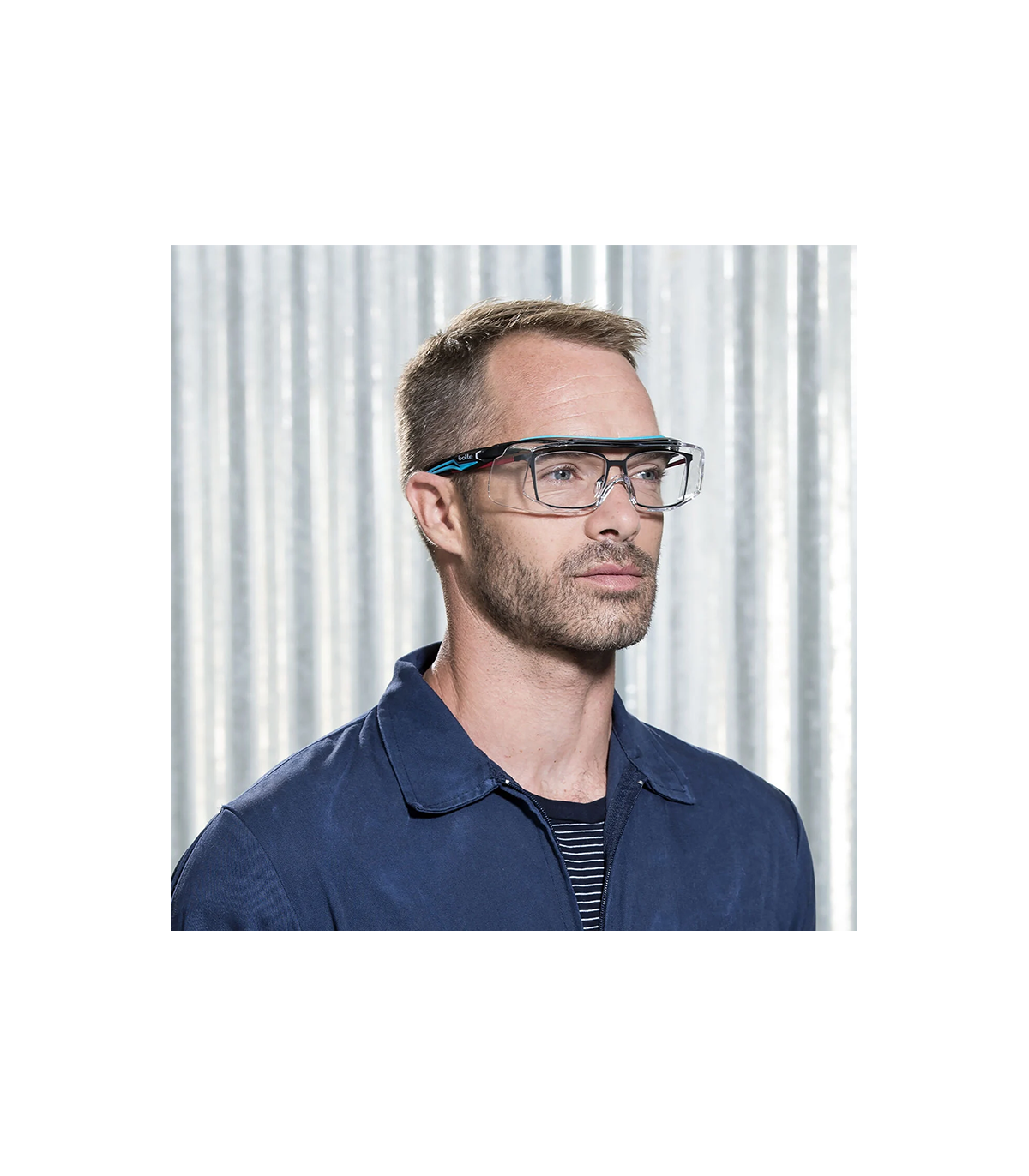 Surlunette de protection incolore TRYON OTG BOLLÉ SAFETY