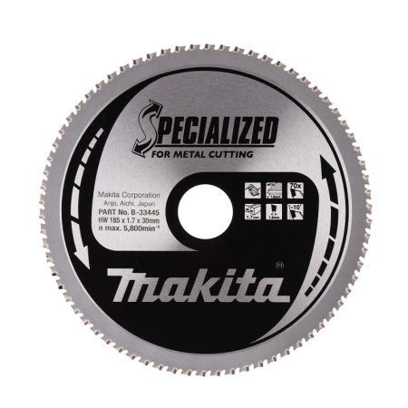 Lame de scie circulaire carbure Specialized Métal Ø185 mm MAKITA