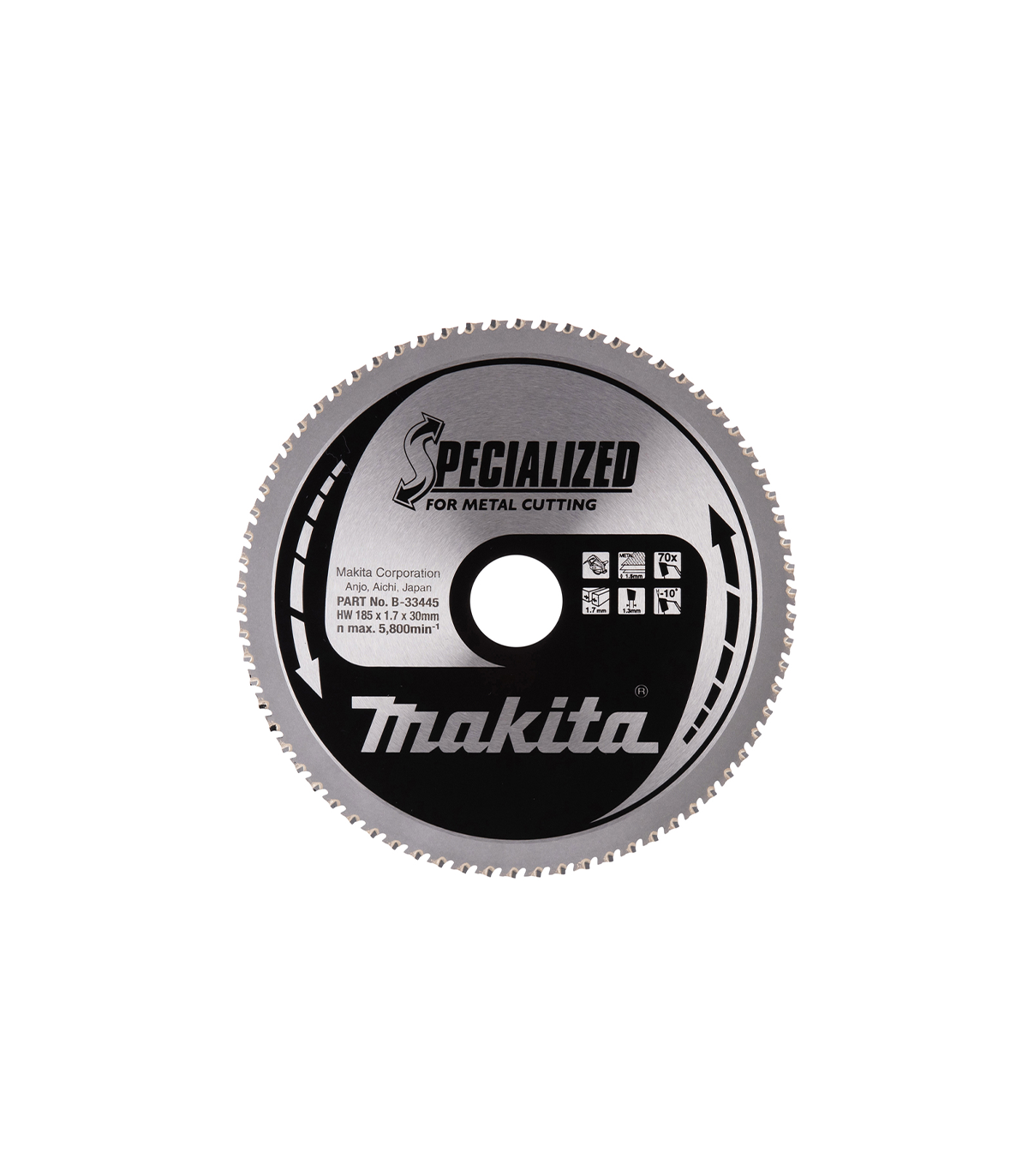 Lame de scie circulaire carbure Specialized Métal Ø185 mm MAKITA