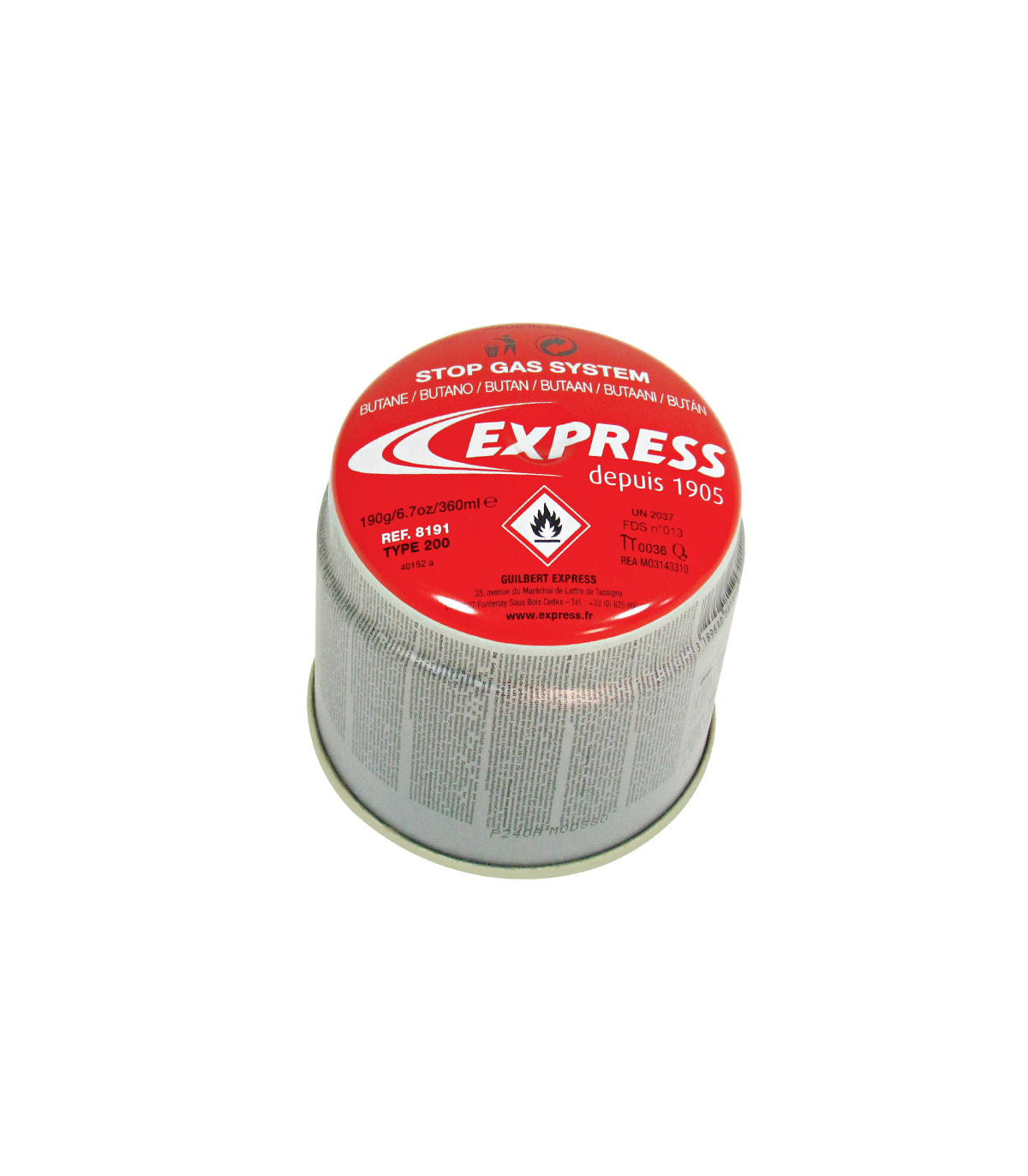 Pack lampe à souder Piezo + cartouche de gaz V2014 GUILBERT EXPRESS