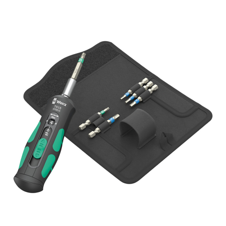 Tournevis dynamométrique 2-6 Nm Kraftform Safe-Torque Speed + embouts WERA