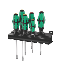 Jeu de 6 tournevis Kraftform Plus Lasertip WERA