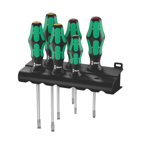 Jeu de 6 tournevis Kraftform Plus Lasertip WERA