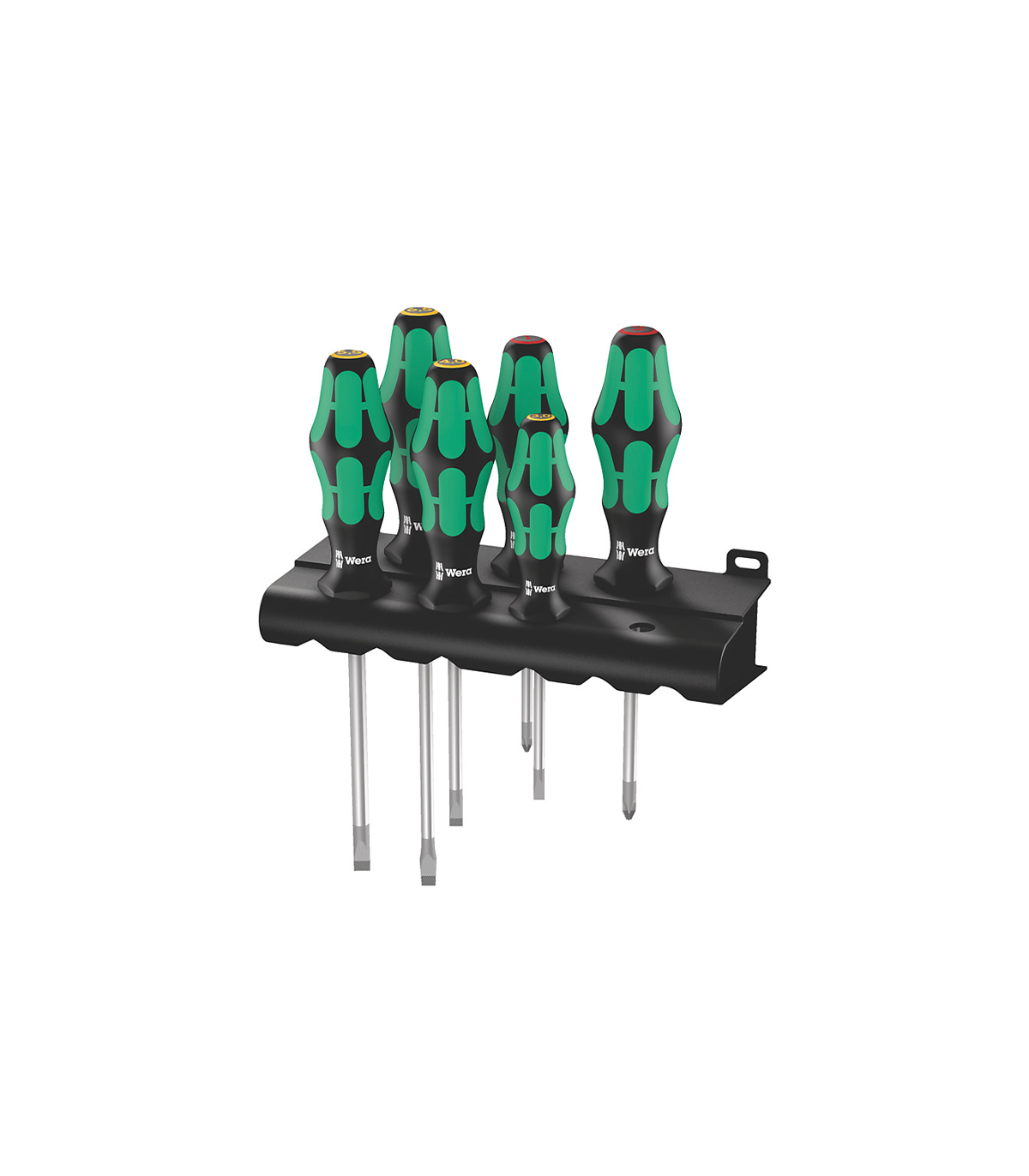 Jeu de 6 tournevis Kraftform Plus Lasertip WERA