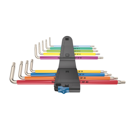 Jeu de 9 clés mâles coudées TORX 3967/9 WERA