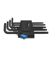Jeu de 9 clés mâles coudées BlackLaser TORX 967/9 WERA