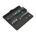 Clé dynamométrique 1/4" 2,5-25 Nm Click-Torque + 6 douilles + 11 embouts WERA