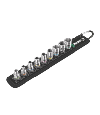 Jeu de 9 douilles Zyklop 1/4" Belt A 4 WERA