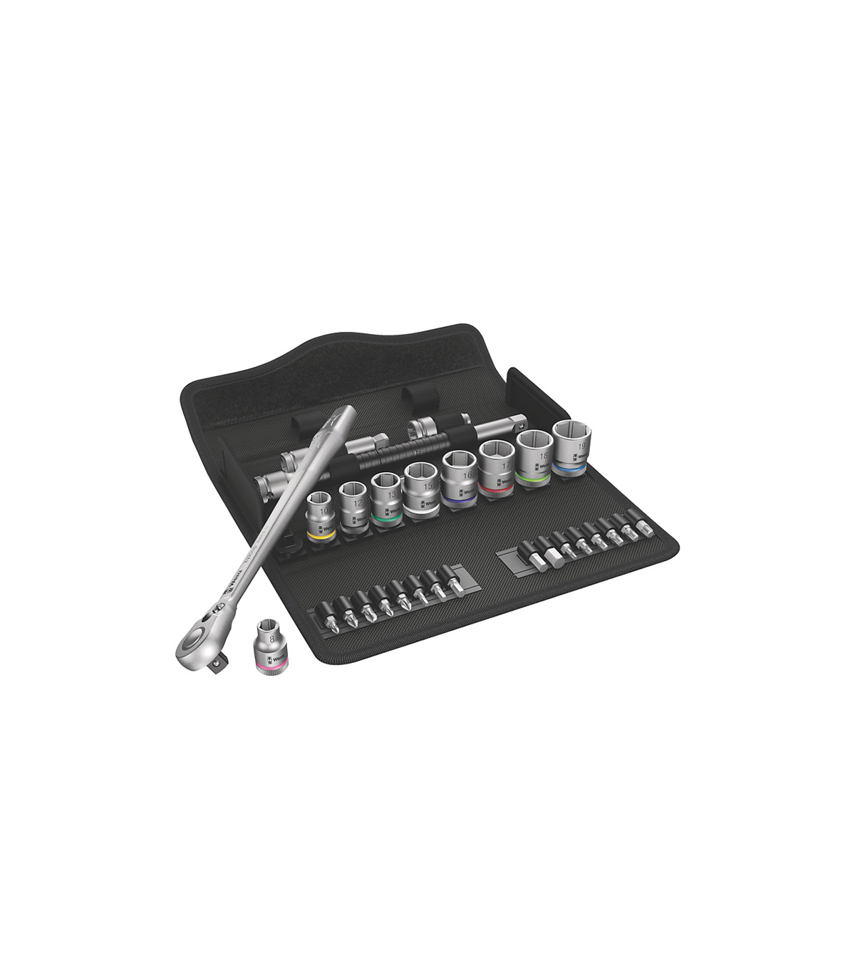 Jeu cliquet Zyklop Metal 3/8" 8100 SB 8 WERA