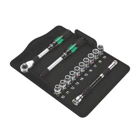 Jeu cliquet Zyklop Hybrid 1/2" 8006 SC WERA