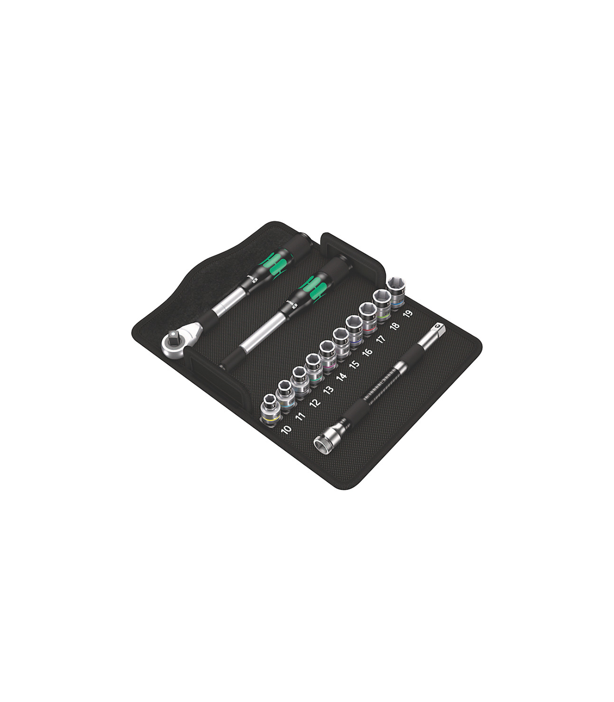 Jeu cliquet Zyklop Hybrid 1/2" 8006 SC WERA